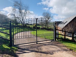 Secure Entrance Gates- click for photo gallery